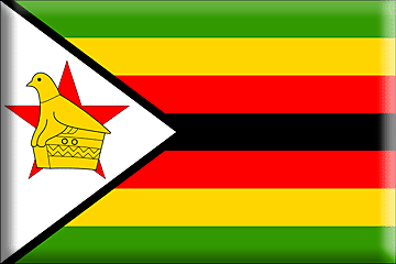 Bandera Zimbabue .gif - Extra Grande y realzada