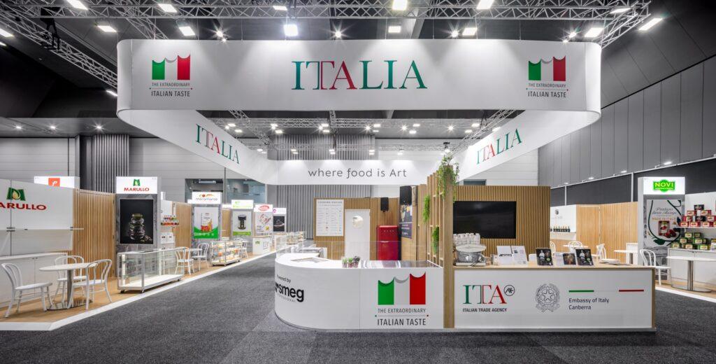 270sqm Italian Pavilion at Fine Food Australia