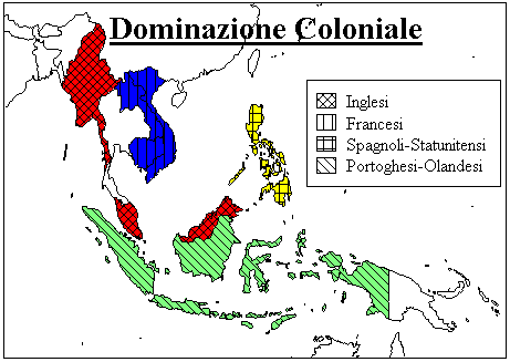 Dominazione coloniale nel Sud Est Asiatico