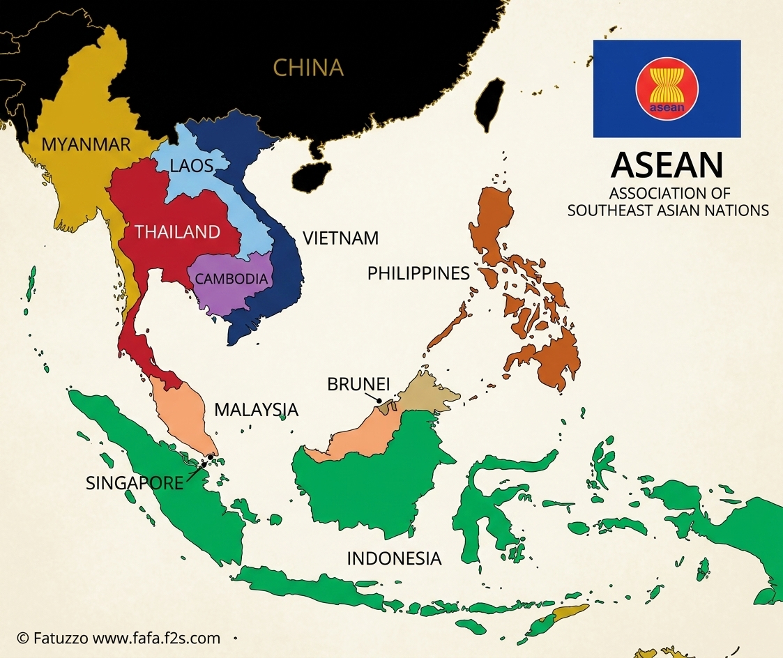 Mappa Asean